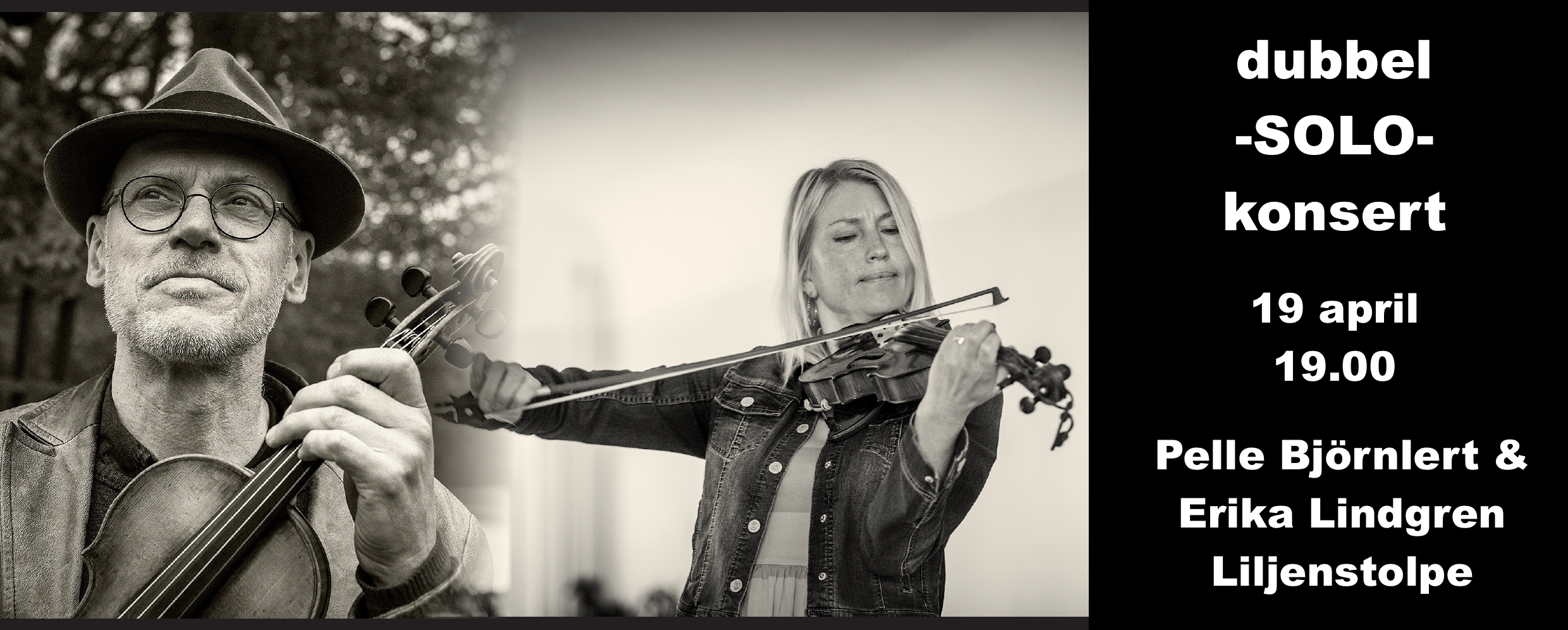 Pelle Björnlert & Erika Lindgren Liljenstolpe